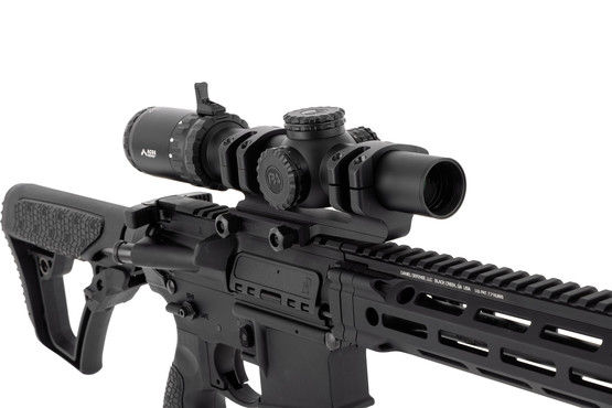 Primary Arms 1-6 SFP scope mounted on a rifle